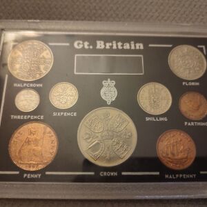 Μιξ Σετ Μεγάλης Βρεττανίας 9 Νομισμάτων μέχρι Κορώνας