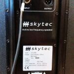 Επαγγελματικό Αυτοενισχυόμενο Ηχείο SubWoofer Skytec 400Watts