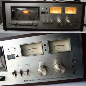 VINTAGE 70'S PIONEER STEREO CASSETTE TAPE DECK CT-F7272 made in Japan