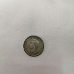 Αγγλικό νόμισμα ασημένιο 1943 UK Silver 6 Pence