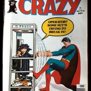 CRAZY MAGAZINE No50 SUPERMAN