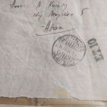 1934 φάκελος αλληλογραφίας προς τον διευθυντή της Βαλανείου Σχολής Ιωάννινα