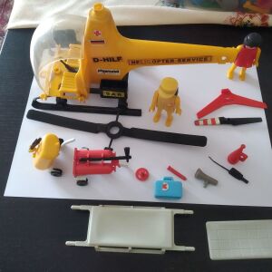 Playmobil Vintage set 3247 Rescue Helicopter (Yellow)
