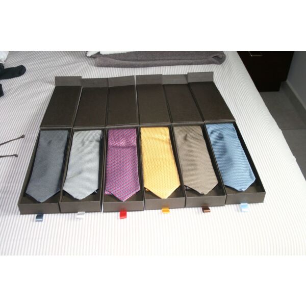 Original Patek Philippe Neckties by Ermenegildo Zegna 100% Silk - Brand New w Box
