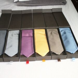 Original Patek Philippe Neckties by Ermenegildo Zegna 100% Silk - Brand New w Box