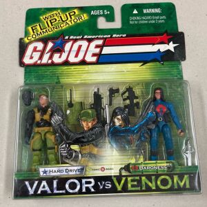 G.I. JOE Valor Vs Venom Hard Drive Vs Baroness Καινούργιο Τιμή 14 ευρώ