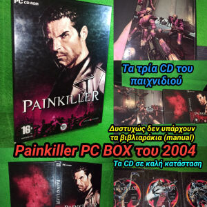PC BOX Painkiller Video Game για υπολογιστή κυκλοφόρησε το 2004  ΣΠΑΝΙΟ σε σκληρό χάρτινο κουτί