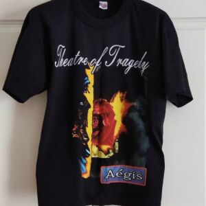 Μαύρη unisex μπλούζα με εξώφυλλο των Theatre of Tragedy, μέγεθος small
