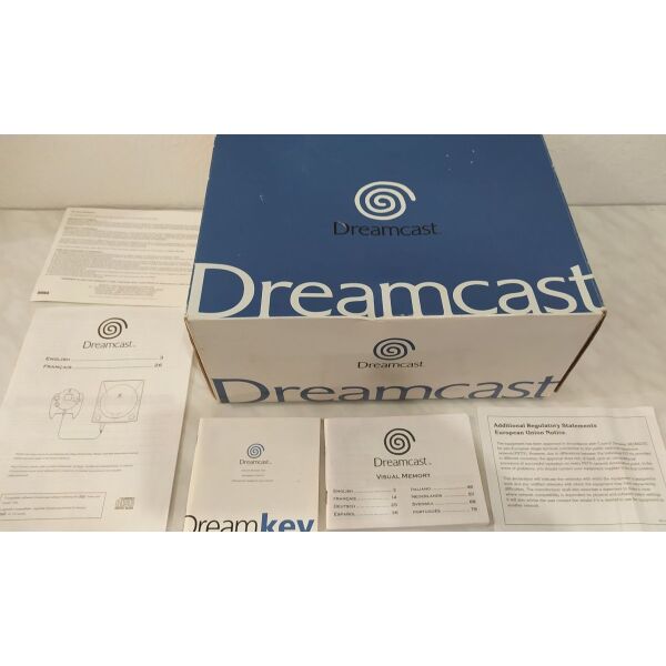 Sega Dreamcast sto kouti tou, komple, aristi katastasi, gia sillekti