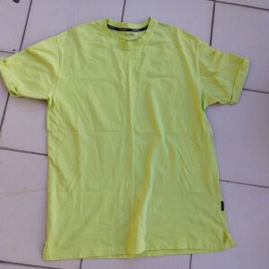 Κίτρινη κοντομανικη μπλούζα Νο L