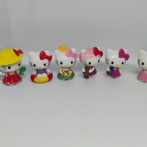 Hello Kitty - Sanrio - 6 Συλλεκτικες Φιγουρες