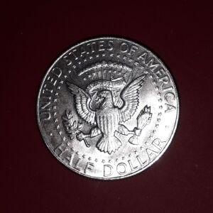 Συλλεκτικό, ασημένιο  νόμισμα, Αμερικάνικο του 1964. HALF DOLLAR KENNEDY.