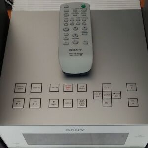 SONY HCD-BX-30R  COMPACT DISC RECEIVER + ραδιοφωνο + USB stick + AUDIO IN + τηλεκοντρόλ +  βιβλιαράκι οδηγιες χρησης και 2 ηχεια