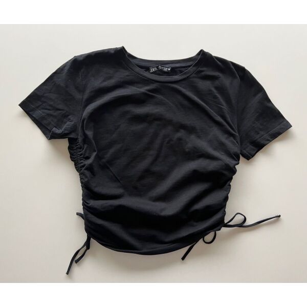 Zara T-shirt mavro konto Medium