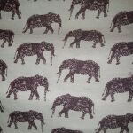 Crop τοπ με παρτούς ώμους και μοτίβο ελέφαντες, Small