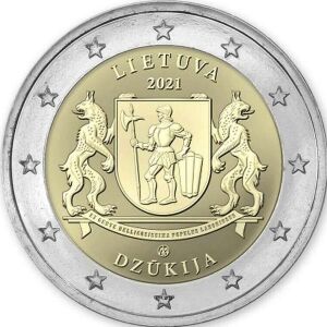 SAC Λιθουανία 2 Ευρώ 2021 UNC Dzūkija