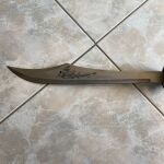 Κυνηγετικό - Διακοσμητικό Μαχαίρι & Επιτραπέζια Βάση