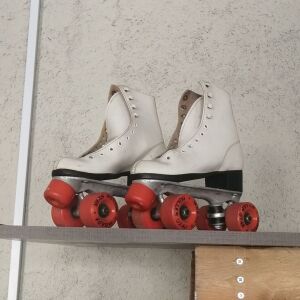 Roller skates δερμάτινη μπότα vintage