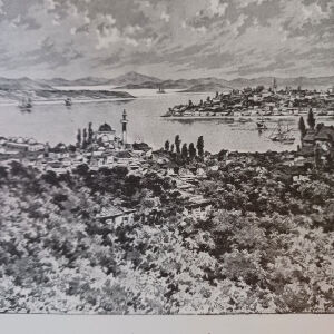 1890 Κωνσταντινούπολη 27x18cm ξυλογραφια
