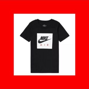 Nike Μαύρη Μπλούζα T-Shirt Αγόρι με τύπωμα 137-147cm Νούμερο 10 Καινούρια