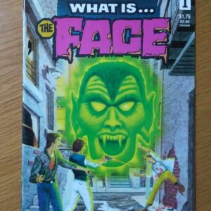 vintage comic What is... the face no1 Δεκέμβριος 1986