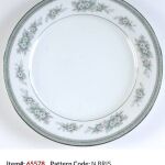 Σερβίτσιο φαγητού/σετ για 8 άτομα 43τμ Noritake "Bristol" Japan bone china 1954 -1962.