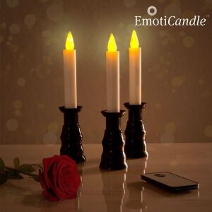 Κεριά LED για Ρομαντική Ατμόσφαιρα EmotiCandle (πακέτο των 3)
