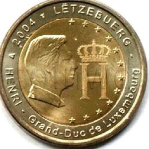 ΛΟΥΞΕΜΒΟΥΡΓΟ  Αναμνηστικό νόμισμα 2€ ευρώ 2004 Μεγάλος Δούκας Ερρίκος UNC