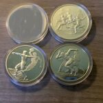 12 Ασημένια νομίσματα Ολυμπιακοί Αγώνες Αθήνα 2004