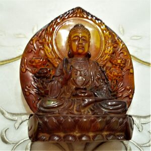 18ος-19ος ΚΕΧΡΙΜΠΑΡΙ Shakyamuni Shakya Mani Buddha { 釋迦牟尼佛菩薩 } .