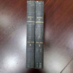 Blätter für Rechtsanwendung 2 τόμοι παλαιά γερμανικά νομικά βιβλία έκδοση 1856 και 1857