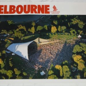 SINGAPORE AIRLINES Μεγάλη ΑΦΙΣΑ 1980ς της Αεροπορικής Εταιρείας!! Θέμα: ΜΕΛΒΟΥΡΝΗ (MELBOURNE)