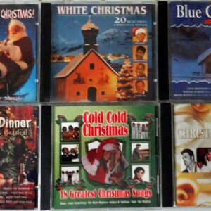CD Χριστουγεννιάτικα  Ξένων & Ελλήνων εκτελεστών και μουσικής δυσεύρετα, 15 κομμάτια, καινούργια πωλούνται