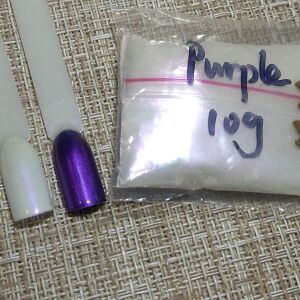 Σκόνη *Purple effect Nail* No - *119* 10γρ. για μανικιούρ, πεντικιούρ.