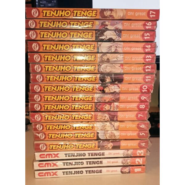 Manga Tenjo Tenge by Oh Great vol 1-17 English mangka tentzo tengke anglika