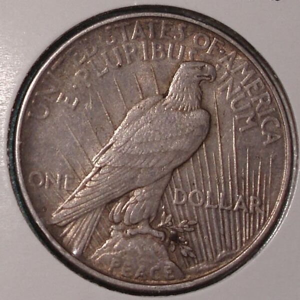 SILVER 1 Dollar 1922 "Peace Dollar" .@@2