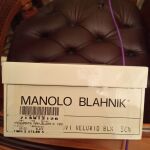 Παπούτσια μαύρα MANOLO BLAHNIK