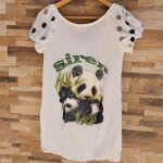 Vintage Siren Panda Μπλούζα/Τοπ