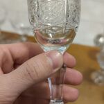 Κρυστάλλινα ποτήρια (χρησιμοποιημένα 1 φορά) (30ετιας)