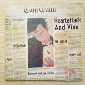 TOM WAITS -  Heartattack And Vine (1980) Δισκος Βινυλιου, Smooth Jazz - Piano Blues