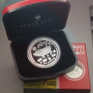LUNAR PROOF Year Od The Pig Mintage 8500