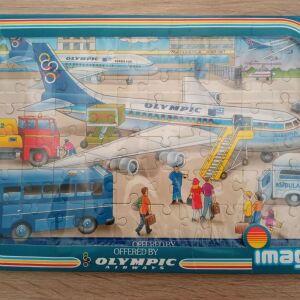 Vintage Παζλ Ολυμπιακής Αεροπορίας - Olympic Airways Puzzle