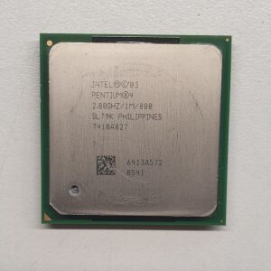 Επεξεργαστής CPU INTEL PENTIUM 4 στα 2.8GHz/1Mb/800FSB με την Intel ψύκτρα του