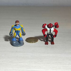 2 μικρές φιγούρες από Marvel X-Men και Ben 10