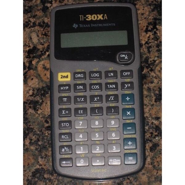 Calculator Texas Instruments TI-30Xa Scientific