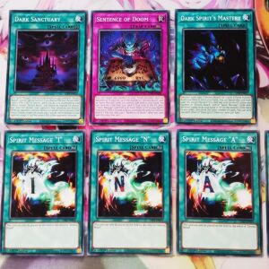 Destiny Board, Spirit Messages FINAL  + Dark Sanctuary and 2 Support Cards (8 Cards Total) YuGiOh