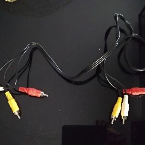 Καλώδιο σύνδεσης εικόνας / ήχου 3 RCA Plugs σε 3 RCA Plugs