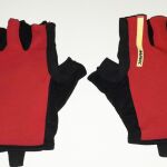 Γάντια ενηλίκων MAVIC COSMIC PRO με Gel, ύφασμα και δέρμα,  κοντό στύλ, χρώμα κόκκινο- μαύρο, μέγεθος Large
