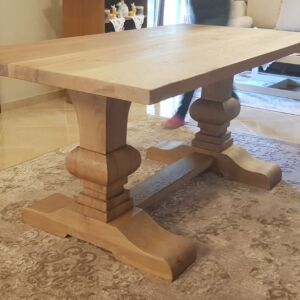 Τραπέζι μοναστηριακό με ατόφιο ξύλο