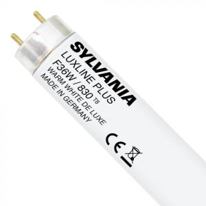 Λάμπα φθορίσμου SYLVANIA Luxline Plus T8 36W 3000k Θερμό Λευκό(Warm White)